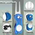 thumbnail image 3 of 2Pcs Golf Divot Tool Golf Fork Repair Foldable Golf Divot Repair Tool Green Repair, 3 of 5