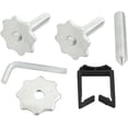 thumbnail image 4 of Duramex (TM) Supports de Haut-Parleurs Améliorés à Hauteur Réglable, Supports de Plancher Deux en un, Base Robuste et Tube Extensible avec Capacité de 44 Lb par Support, Réglage de Hauteur de 27 Pouces-43 Pouces, 4 of 6