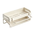 thumbnail image 2 of Kitchen Sponge Holder and Sink Storage Rack | Soap Dispenser and Accessory Organizer | Countertop Draining Basket for Sponges, Brushes, and Cleaning Tools | Plastic Kitchen Caddy, 2 of 6