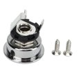 thumbnail image 3 of Electric Guitar Socket, Firm Connection Metal Excellent Contact Noise Elimination Guitar Output Jack  For Replacement Silver,Black, 3 of 8