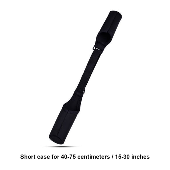 Sac de Rangement pour Canne à Pêche Portable Pliable avec Canne Élastique, Canne Pivotante, tube de Voyage, Canne à Pêche, Équipement de Protection avec Anneau de Suspension