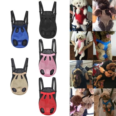 Essen Sac à Dos de Transport pour Animaux, Ajustable, avant, Pattes de Chat et de Chien, Sortie de la Poitrine, Sac de Voyage