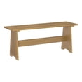 thumbnail image 1 of Linon Banc Grand Sans Dossier en Bois de Pin Delk, Fini Miel, 1 of 15