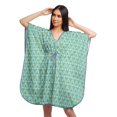 thumbnail image 1 of Moomaya Robe Courte de Caftan de Plage, Robe de Couverture Imprimée, Kaftan pour Femmes, Tenue de Plage, Couverture, 1 of 4
