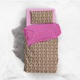 thumbnail image 1 of Bacati - Damask Pink/Choc Twin Comforter, 1 of 3