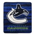 thumbnail image 1 of Couverture de luxe en velours des canucks de vancouver de la LNH, 1 of 6