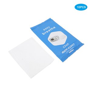 LHCER Masque avec wet Wipes,10pcs Masque de coton Wipes humides Respirant Machine Désinfectant Nettoyage Wipes Sanitizing Wipes, Wipes désinfectantes