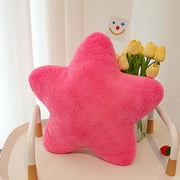 UsRHHA Star Pillow Super Soft, Cute ToysSleeping Pillow with Fleece Cover, Girl Gift Pillow