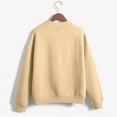 thumbnail image 5 of CEHVOM Femmes Mode Décontractée Imprimé Col Rond Ample Manches Longues Hauts Courts Blouse Chandails Sans Capuche Liquidation, 5 of 5