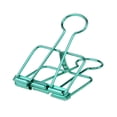 thumbnail image 2 of pitrice 20 Pieces Metal Paper Clip Electroplated Solid Color Replacement Home School Examination Papers Clips Accessories Green 51mm, 2 of 9