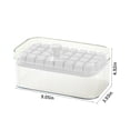 thumbnail image 3 of Dvkptbk Ice Trays, Ice Cubes Tray with Lid and Bin,32 Pcs Ice Cubes Molds with Ice Scoop,Easy Release & Save Space, Ice Cubes Storage Container Set Ice Cube Tray Home Essentials on Clearance, 3 of 8