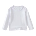 thumbnail image 4 of ZACPNCV Chandails Molletonnés à Col Rond pour Filles 3 Pcs, Chandails à Manches Longues pour Enfants, Hauts, Chandail d'Automne, Blanc, 10-11 Ans, 4 of 8
