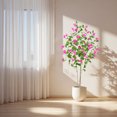 thumbnail image 1 of Bougainvillea Artificial Tree, 4/5/6 Ft Artificial Bougainvillea Tree, Bougainvillea Tree Artificial Plant with Pot, Faux Blooming Tree for Home Office Decor, 1 of 7