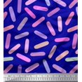 thumbnail image 1 of Soimoi Blue polyester Crepe Fabric Brush Stroke Abstract Fabric Prints By Yard 52 Inch Wide, 1 of 3