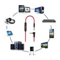 thumbnail image 3 of Replacement 3.5mm L Jack Audio Cable Cord Wire for Beats Solo HD Studio Pro,black red, 3 of 9
