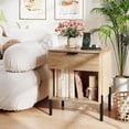 thumbnail image 2 of Costway 2PCS Nightstand with Charging Station Drawer Compartment Modern Side End Table, 2 of 9