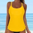 thumbnail image 4 of Women's Lace - Up Swimwear Tops - Underwire, Full Coverage, Push - Up, Tie - Back - Polyester, for Swimming Pool & Beach - Available in Multiple Sizes, 4 of 6