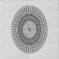 thumbnail image 1 of Ahgly Company Tapis d'Intérieur Lavable à la Machine, Carré, Transitionnel, Gris Platine, Tapis de Zone, 7 Pieds Carré, 1 of 7
