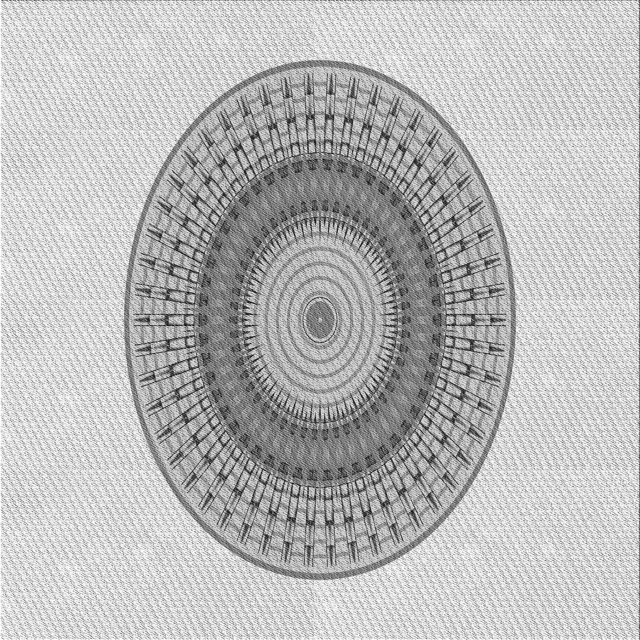 Ahgly Company Tapis d'Intérieur Lavable à la Machine, Carré, Transitionnel, Gris Platine, Tapis de Zone, 7 Pieds Carré