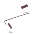 thumbnail image 3 of Unique Bargains 2.5mm Ball End Hex Key Wrench, L Shaped Long Arm S2 Steel Repairing Tool, Metric 2 Pack, 3 of 5