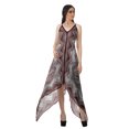 thumbnail image 1 of Moomaya Robe Bohème Imprimée Dos Nu Été Col en V Dos Nu Robes Femmes, 1 of 1