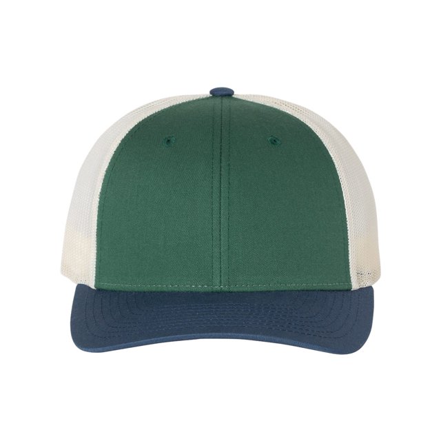 Richardson Low Pro Trucker Cap, M-L, Spruce-Birch-Light Navy