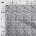 thumbnail image 1 of oneOone Georgette Viscose Fabric Leaves & Floral Block Print Fabric BTY 42 Inch Wide, 1 of 4