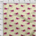 thumbnail image 2 of oneOone Polyester Lycra Fabric Branch & Bird Block Print Fabric BTY 56 Inch Wide, 2 of 4