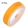 thumbnail image 3 of Unique Bargains Twisted Nylon Twine Thread Beading Cord 2mm 13M/43 Feet Extra Strong Braided Nylon String, Bright Yellow, 3 of 6