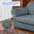 thumbnail image 4 of Subtrex Stretchy 2-Piece Washable Armchair/Lovesaet/Sofa/XL-Sofa Slipcover, Jacquard Damask Pattern, 4 of 6