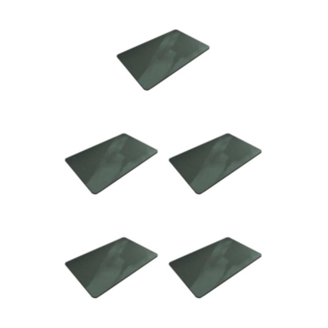 Transemion 1/2/3/5 Prompt And Strong Water Absorption Quick-drying Bath Rug No Shedding No Dirt Hiding Bath Rug-Rubber GFT1101 30*40cm 5PCS