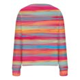 thumbnail image 5 of MeetoTime Women's 2024 Fall Knit Cardigans Open Front Long Sleeve V Neck Button Loose Cardigan Sweaters, 5 of 5