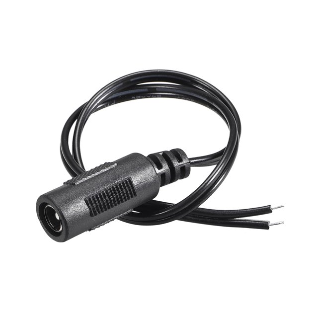 Unique Bargains 2pcs DC Power 5.5mm x 2.1mm 4A 30cm,Female Plug Connector Pigtail