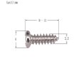 thumbnail image 3 of MYG 50pcs Guitare Électrique Acoustique Bass Tuning Pegs Tuners Vis à Tête Machine, 3 of 8