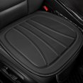 thumbnail image 4 of Black Black Leather Car Seat Cushion With Full Enclosure And Comfortable Padding, 4 of 6