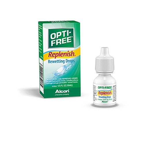 Opti-Free Replenish Gouttes Réhumectantes, 10 ml