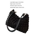 thumbnail image 4 of Sac à Main pour Femmes, Design Ample et Moelleux, Sac Multifonctionnel en Nylon Adorable pour Rendez-Vous Noir Taille Unique, 4 of 7