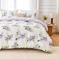 thumbnail image 1 of Hitime Ensemble de Housse de Couette Simple, Microfibre Douce et Respirante 3 Pcs Ensembles de Literie Simple, Motif Ensemble de Housse de Couette Simple Confortable, avec Fermeture Éclair (Simple), 1 of 8
