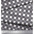 thumbnail image 2 of Soimoi polyester Crepe Fabric Semi Circle & Square Geometric Print Fabric by Yard 42 Inch Wide, 2 of 3