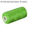 thumbnail image 2 of Unique Bargains Fil à Coudre en Cuir Ciré en Polyester Vert, 55 Yards, 2 of 6