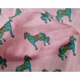 thumbnail image 4 of oneOone Silk Tabby Fabric Horse Block Print Fabric By Yard 42 Inch Wide, 4 of 4