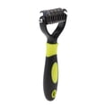 thumbnail image 4 of Deshedding Dog Brush, Dog Brush for Shedding Dog Rake Cat Brush Double Sided Undercoat Rake Comb for Detangling, Deshedding Pet Grooming Brush for Small, Medium Dogs and Cats, 4 of 7