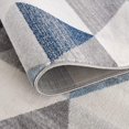 thumbnail image 4 of eRug Outlet Geometric Traditional Indoor Modern Area Rug Navy Blue, 4 of 6