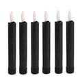 thumbnail image 4 of 6x LED Pillar Candles, Decorative Candles, Electric Candles, Decoration, 3D Wick Black, 4 of 9