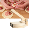 thumbnail image 2 of 2X Wood Tortilla Press Dumpling Skin Maker Presser Chapati Roti Taco Corn Maker Pressing Kitchen Gadget Accessories, 2 of 6