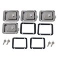 thumbnail image 3 of Baohd Ensemble de Serrure à Pagaie en Acier Inoxydable Durable 4 Pcs pour Yacht Marin Camion RV Boîte à Outils Clé Incluse, 3 of 6