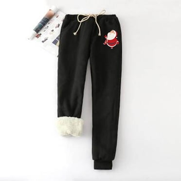 Qertyioot Womens Christmas Leggings Fashion Casual Printed Span Ladies High Waist Keep Warm Long Pants Full Length Pants