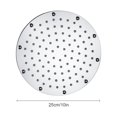 thumbnail image 4 of 10 inch LED Rainfall Shower Head Round Shower Head Automatically Colorful Flashing Lights Showerhead for Bathroom, 4 of 8