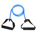 thumbnail image 1 of Tube Band Resistance Band Pliates Training Band Exercise Cord Tube Band With Handles Resistance Band Blue, 1 of 2