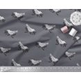 thumbnail image 3 of Soimoi Crepe Silk Fabric Branch & Bird Block Print Fabric by The Yard 42 Inch Wide, 3 of 3